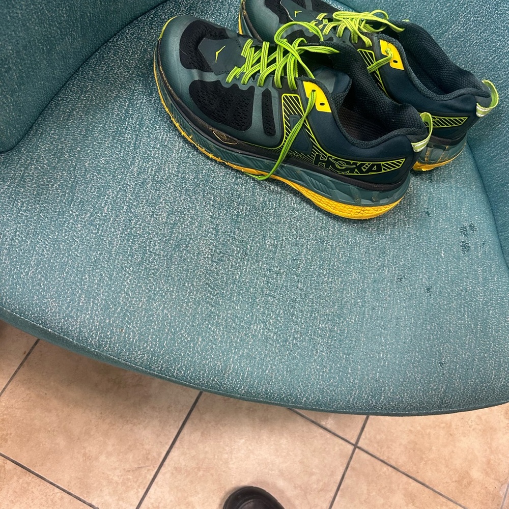 Hoka Kids Sneakers - Black and Yellow